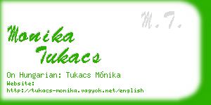 monika tukacs business card